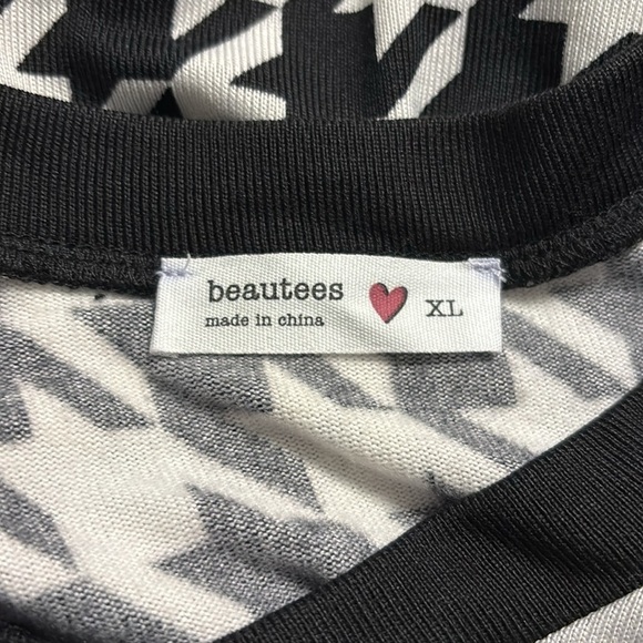 Beautees Big Girl Soft Knit 2 Pc Houndstooth Set - Picture 8 of 10